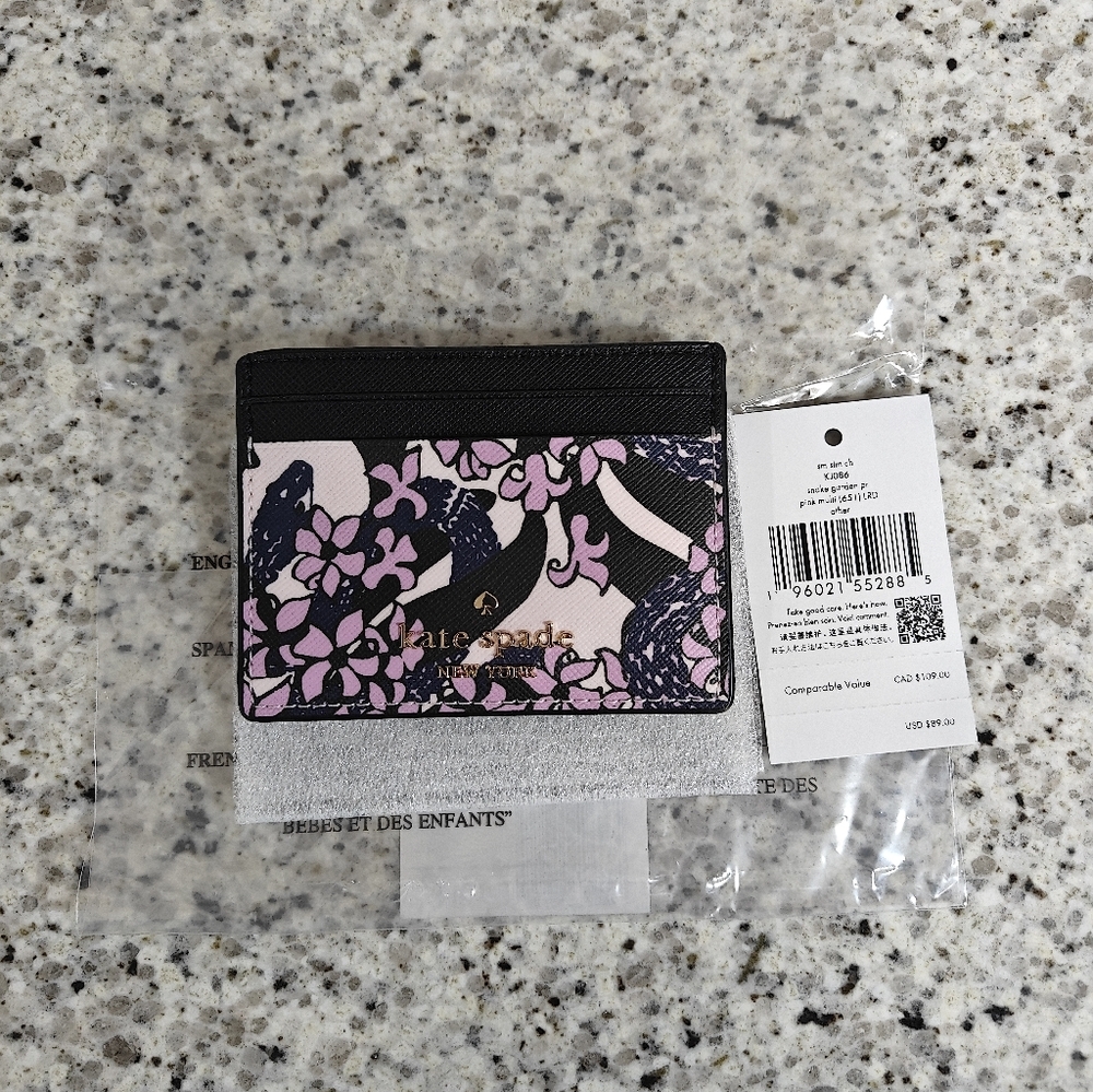 Kate Spade Snake Garden Small Cardholder